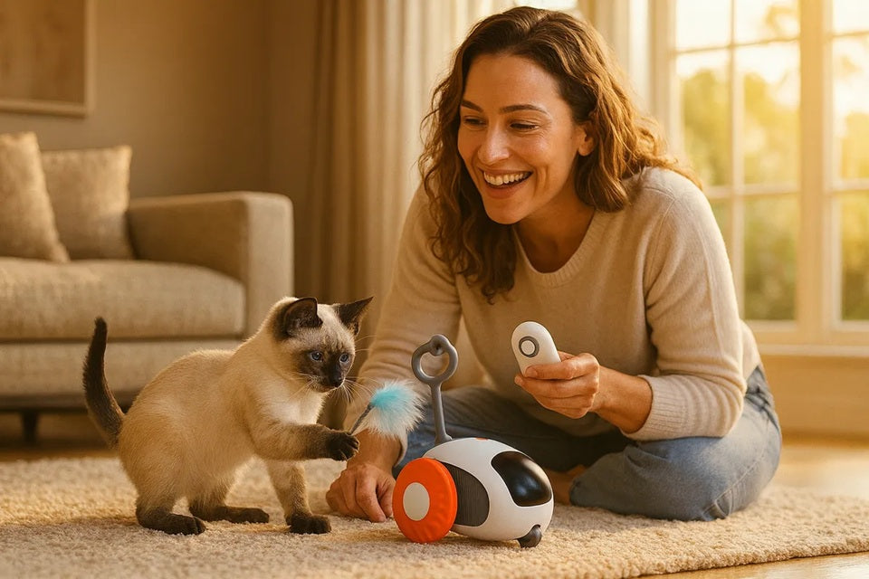 Juguete Robot Interactivo Para Gato O Perro Con Control
