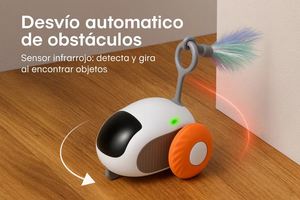 Juguete Robot Interactivo Para Gato O Perro Con Control