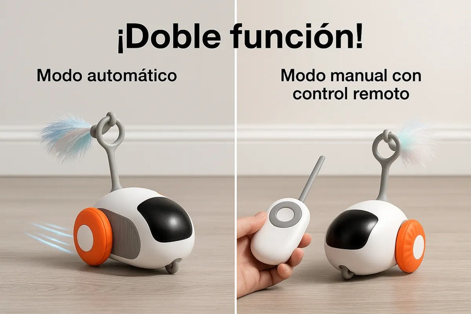 Juguete Robot Interactivo Para Gato O Perro Con Control