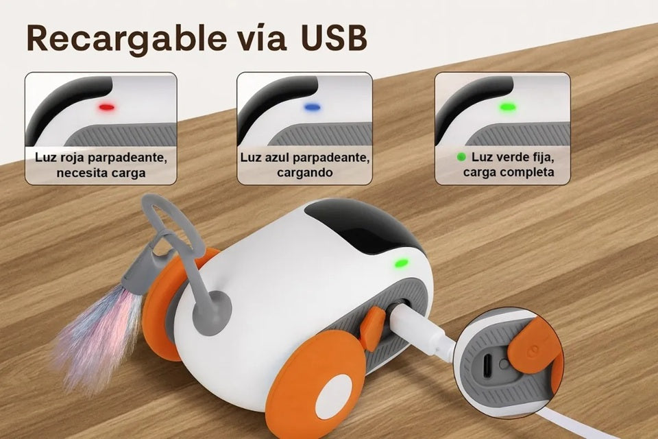 Juguete Robot Interactivo Para Gato O Perro Con Control
